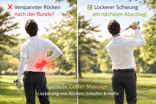 Durchblutung und Lymphfluss fördern mit einer Golfmassage von Fobbe Durchblutung und Lymphfluss fördern mit einer Golfmassage von Fobbe