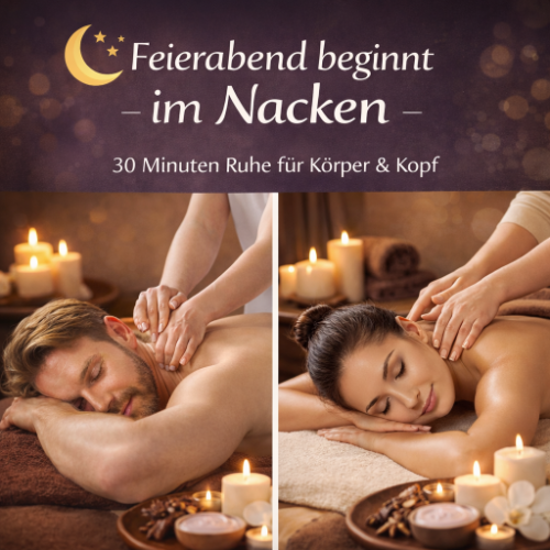 Rücken- und Nackenmassage - Förderung der Durchblutung