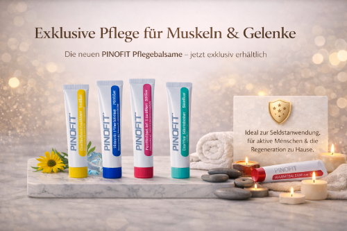 PINOFIT - Exklusive Pflege für Muskeln und Gelenke